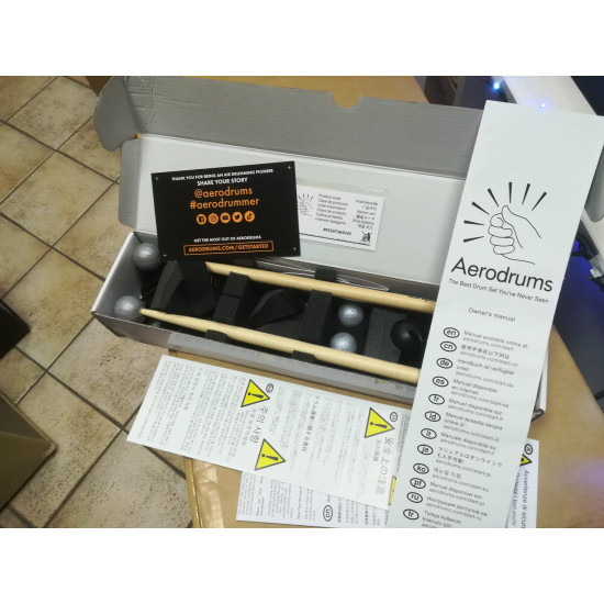 Aerodrums Air Percussion Set 2nd Batteria virtuale