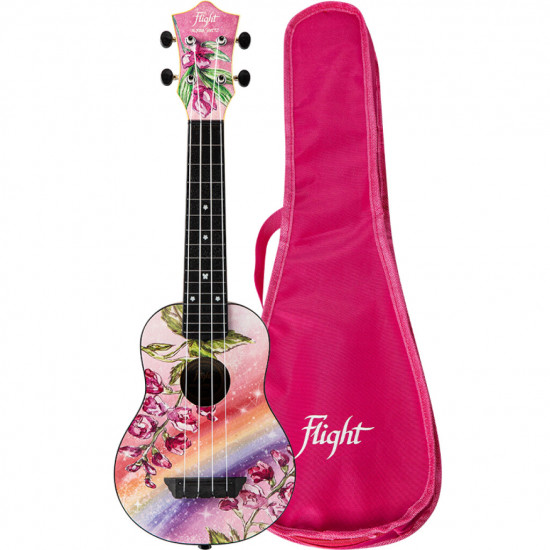 Flight Travel Series - Alyona Shvetz Signature - Soprano Ukulele con borsa Flight Travel Series - Alyona Shvetz Signature - Soprano Ukulele con borsa