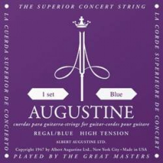 AUGUSTINE REGAL BLUE - Muta chitarra classica - High Tension