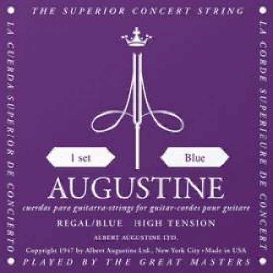 AUGUSTINE REGAL BLUE - Muta chitarra classica - High Tension AUGUSTINE REGAL BLUE - Muta chitarra classica - High Tension