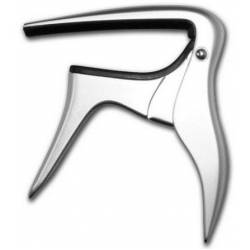 BEST MUSIC B-BIRD ACOUSTIC & ELECTRIC CAPO SILVER