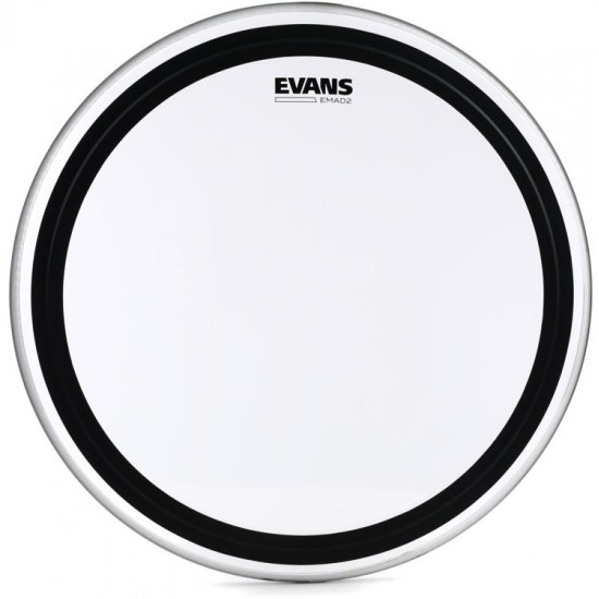 EVANS BD22 EMAD2 DRUMHEAD BATTER CLEAR 22