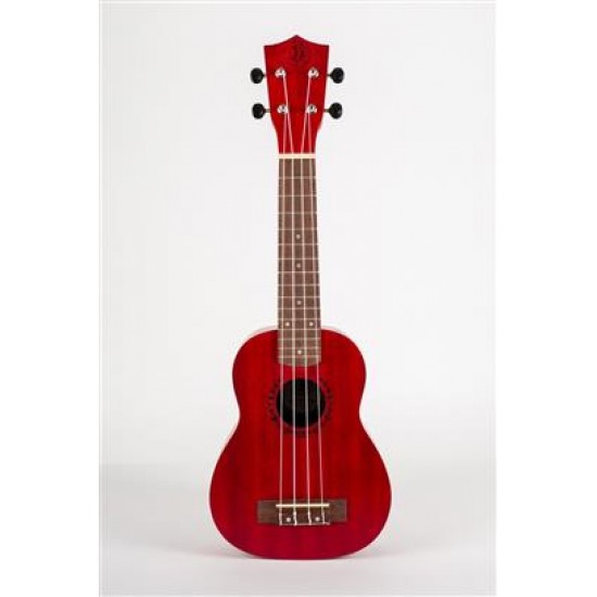 Bumblebee BUS23 Soprano Ukulele - Red - con Borsa Bumblebee BUS23 Soprano Ukulele - Red - con Borsa