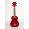 Bumblebee BUS23 Soprano Ukulele - Red - con Borsa Bumblebee BUS23 Soprano Ukulele - Red - con Borsa