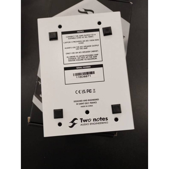 Two Notes Torpedo Captor X (8 Ohm) 2nd Two Notes Torpedo Captor X (8 Ohm) 2nd