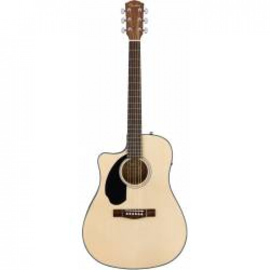 FENDER CD60SCE ACOUSTIC ELECTRIFIED NATURAL LEFT HAND