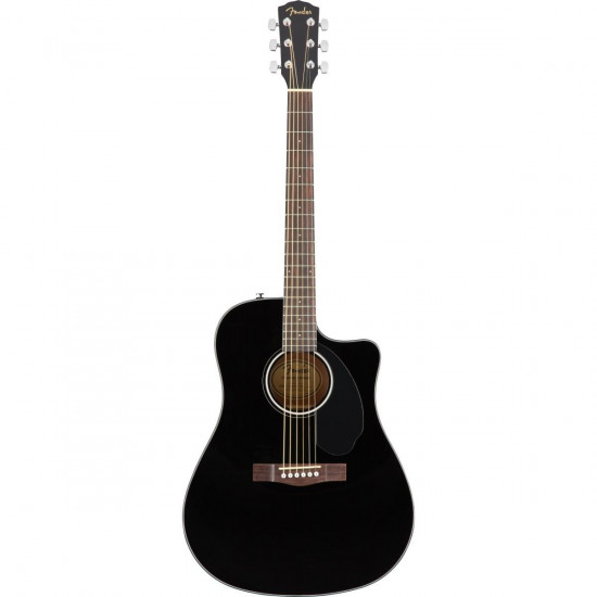 Fender CD60SCE Black - Chitarra acustica elettrificata