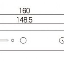 Gotoh CP 10 C - Piastra controlli per chitarra tipo Tele - Cromata Gotoh CP 10 C - Piastra controlli per chitarra tipo Tele - Cromata