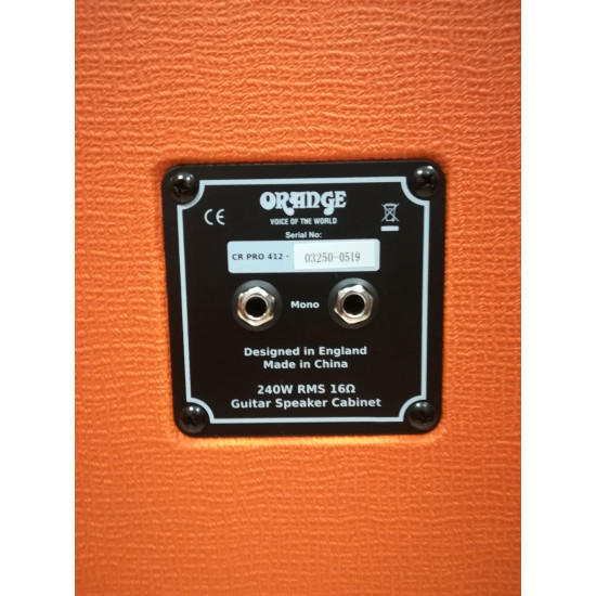 Orange CR PRO 412 2nd Cabinet 4x12 per chitarra Orange CR PRO 412 2nd Cabinet 4x12 per chitarra