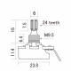 CTS B250S Potenziometro 250K Lineare - Short Shaft -