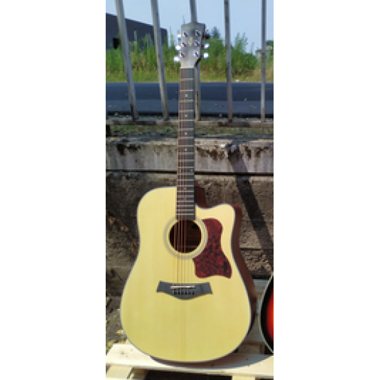 Vermont D100CE-N Acoustic Electrified Guitar - Natural