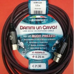 Reference DAMMI UN CAVO! -BK-XLRM/XLRF - 5,25 m Reference DAMMI UN CAVO! -BK-XLRM/XLRF - 5,25 m
