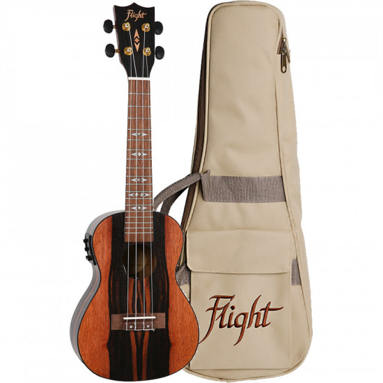 Flight DUC460EQ AMARA Ukulele Concert Electro-Acoustic w/BAG