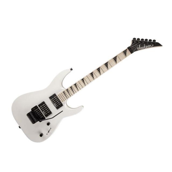 JACKSON JS32 DINKY SERIES ARCH TOP DKAM SNOW WHITE