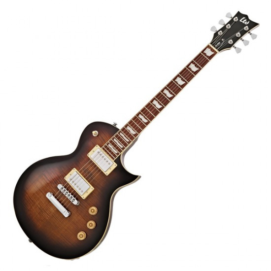 ESP LTD EC-256 FM Dark Brown Sunburst