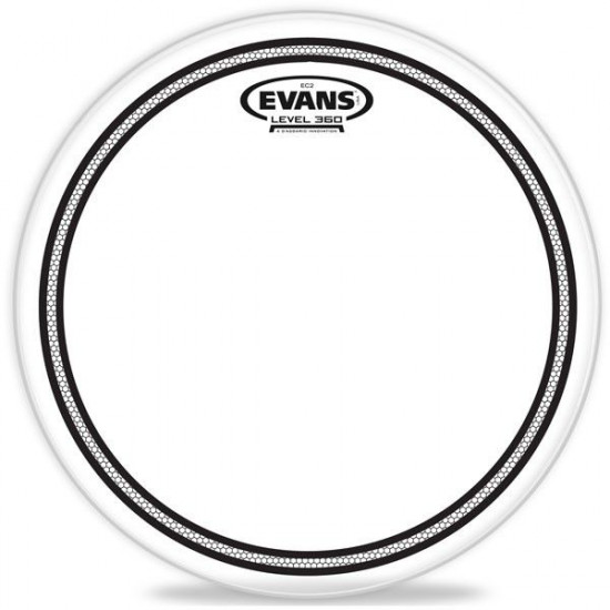 EVANS EC2 TT14EC2S DRUMHEAD LEVEL 360 CLEAR 2PLY 14