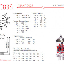 JJ Electronic
 ECC83S (12AX7) Valvola Pre