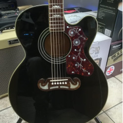 Epiphone EJ200CE Black w/Bag 2nd - SOLD!