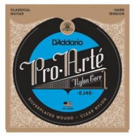 D'ADDARIO EJ46 CLASSIC GUITAR STRINGS SET - HARD TENSION