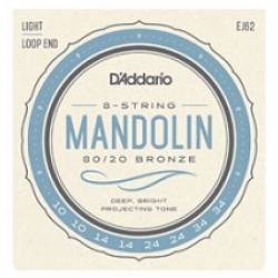 D'ADDARIO EJ62 MANDOLIN GUITAR STRINGS SET 80/20 BRONZE D'ADDARIO EJ62 MANDOLIN GUITAR STRINGS SET 80/20 BRONZE