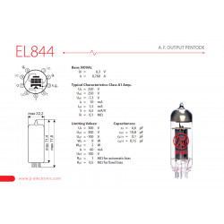 JJ Electronic EL844 - 6BQ5 Valvola Finale JJ Electronic EL844 - 6BQ5 Valvola Finale