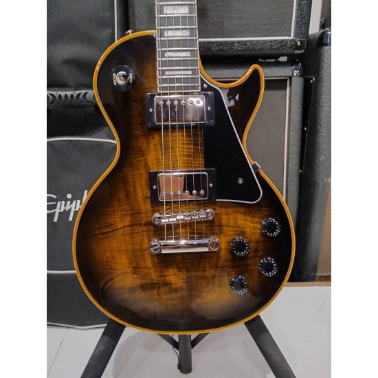 EPIPHONE Les Paul Custom Widow Yellow Burst 2nd