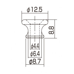 Gotoh
 EPB1C Coppia di attacchi tracolla - Cromati - Gotoh
 EPB1C Coppia di attacchi tracolla - Cromati -
