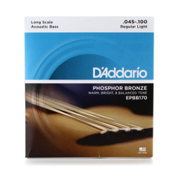 D'Addario EPBB170 Acoustic Bass Set Strings 45-100 D'Addario EPBB170 Acoustic Bass Set Strings 45-100