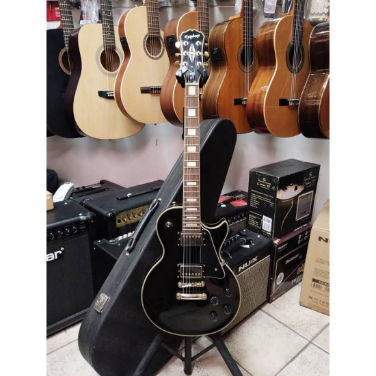 Epiphone Les Paul Custom Ebony 1994 w/Case - Made in Korea Epiphone Les Paul Custom Ebony 1994 w/Case - Made in Korea