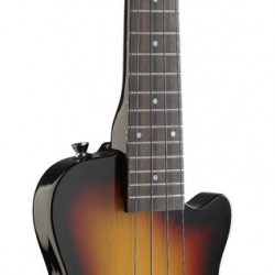 Stagg EUK L-SB Ukulele elettrico Les Paul Style Stagg EUK L-SB Ukulele elettrico Les Paul Style