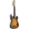 Stagg EUK S-SB Ukulele elettrico Stratocaster Style con Borsa