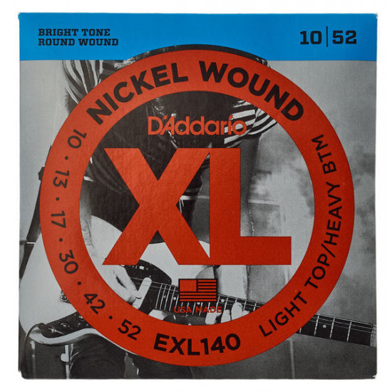 D'ADDARIO EXL140 Electric Guitar Strings 10-52