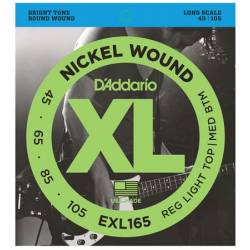 D'ADDARIO EXL165 ELECTRIC BASS STRINGS SET 45-105 D'ADDARIO EXL165 ELECTRIC BASS STRINGS SET 45-105