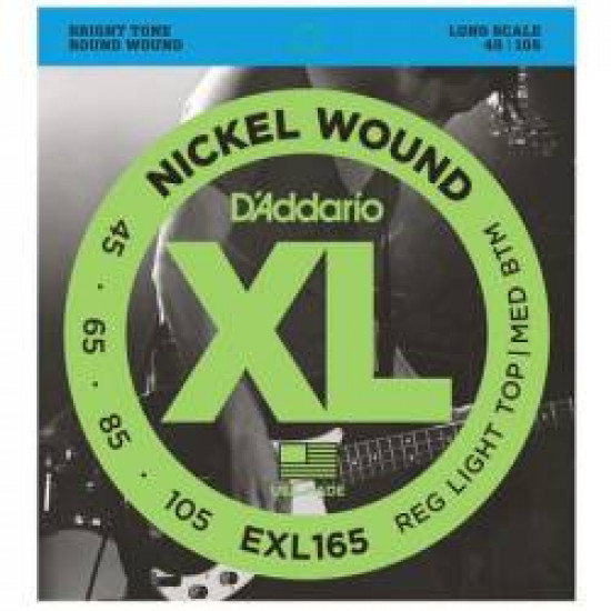 D'ADDARIO EXL165 ELECTRIC BASS STRINGS SET 45-105