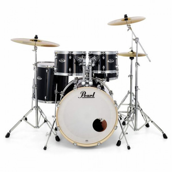 Pearl Export EXX725BR/C31 Batteria completa 5 pezzi - Jet Black