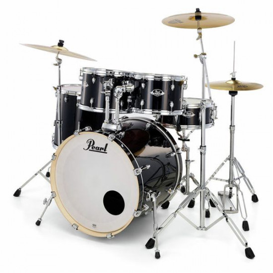 Pearl Export EXX725BR/C31 Batteria completa 5 pezzi - Jet Black