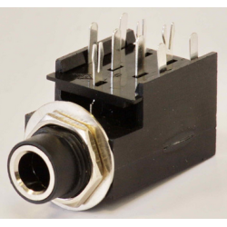 Jack, input, stereo, w/switch, for Fender Amps