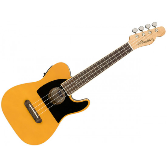 FENDER FULLERTON TELE UKE UKULELE ELECTRIFIED
BUTTERSCOTCH BLONDE