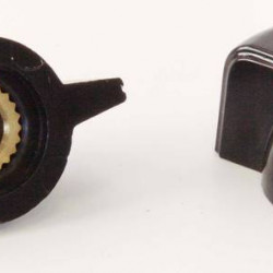 TAD FKP - Manopola in plastica per amplificatore Chicken Head - Nera