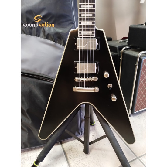Epiphone Flying V Prophecy Black Aged Gloss w/Bag 2nd - SOLD! Epiphone Flying V Prophecy Black Aged Gloss w/Bag 2nd - SOLD!
