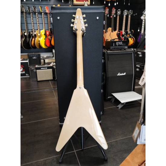 Epiphone Flying V 1996 Alpine White w/Up Grade e EMG pickups