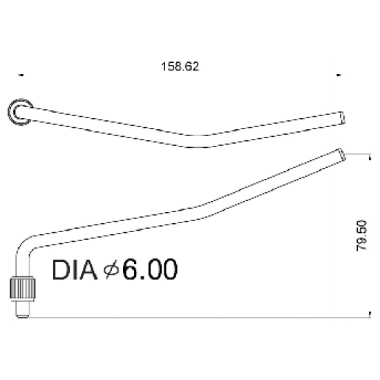 Parts Planet FRA1 CR Leva per ponte Ponte tremolo double locking -Cromata