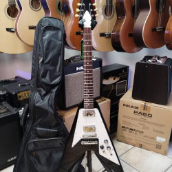 Tokai FV63 Black Traditional Series 2nd - Flying V Style w/Bag - SOLD!! Tokai FV63 Black Traditional Series 2nd - Flying V Style w/Bag - SOLD!!