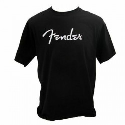 Fender T-Shirt Spaghetti Logo Men's Tee L