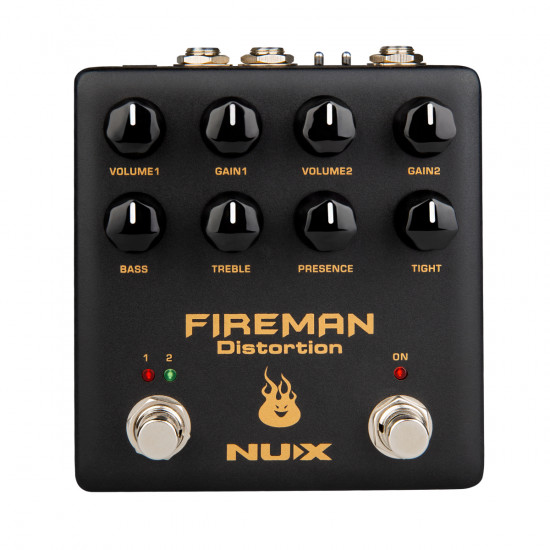 NUX NDS-5 FIREMAN STOMPBOX DISTORSORE 2 CANALI