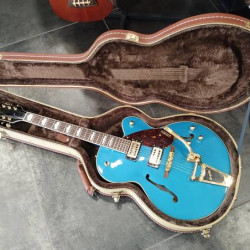 Gretsch G2410TG streamliner Ocean Tur w/bigsby, Case e Up grade 2nd
