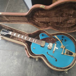 Gretsch G2410TG streamliner w/bigsby LRL ocean tur w/Case 2nd - SOLD!! Gretsch G2410TG streamliner w/bigsby LRL ocean tur w/Case 2nd - SOLD!!