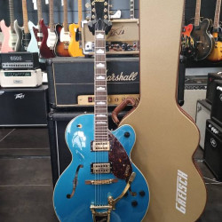 Gretsch G2410TG streamliner w/bigsby LRL ocean tur w/Case 2nd - SOLD!! Gretsch G2410TG streamliner w/bigsby LRL ocean tur w/Case 2nd - SOLD!!