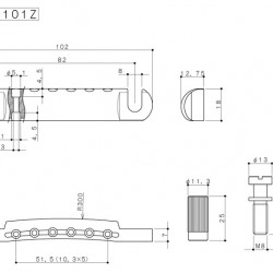 Gotoh GE101ZC Stop-Bar Zinco Cromato Gotoh GE101ZC Stop-Bar Zinco Cromato