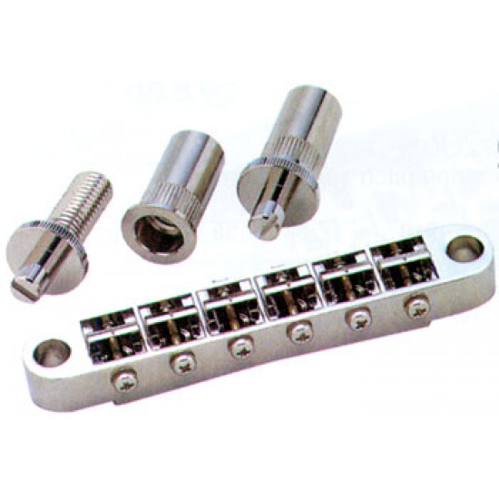 Gotoh GE103BTC Ponte Tune-O-Matic con boccole, Cromato